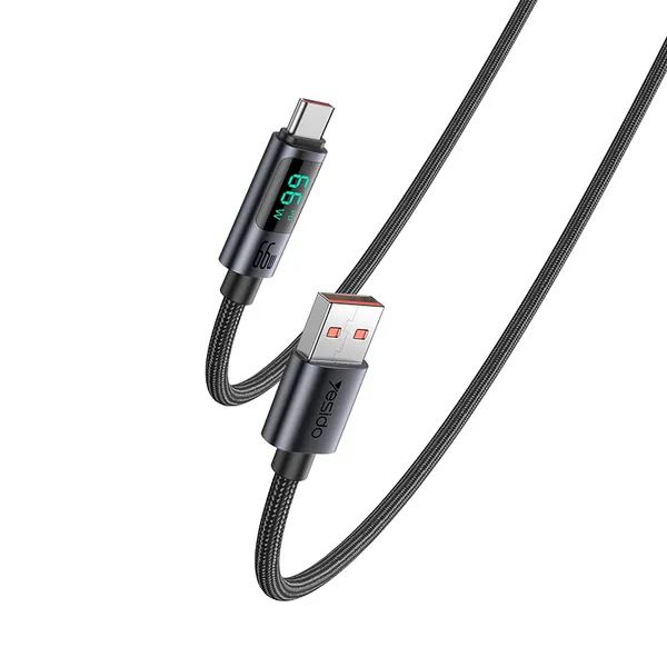 Yesido_CA122C_Usb_A-C_66W_Fast_Charging_Cable_With_Digital_Display