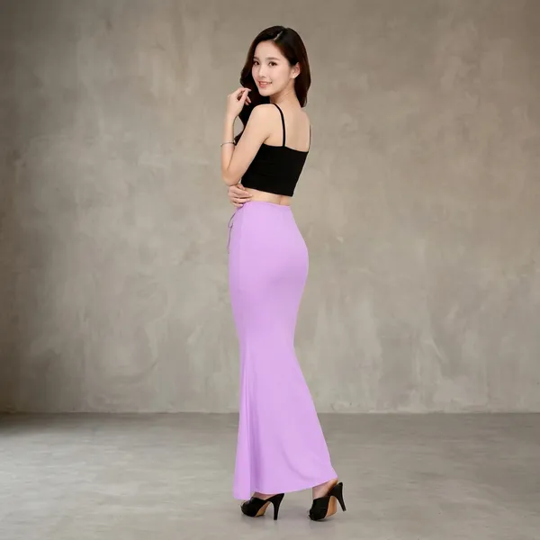 Multicolor_Cotton_Lycra_Crop_Top_High_Waist_Mermaid_Skirt_Set_Pack_Of_3_For_Women