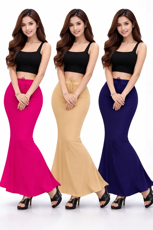 Multicolor_Cotton_Lycra_Mermaid_Fit_And_Flare_Maxi_Skirt_Pack_Of_3_For_Women
