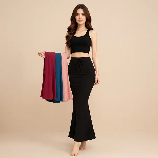 Multicolor_Cotton_Lycra_Mermaid_Skirt_Combo_Pack_Of_4_For_Women