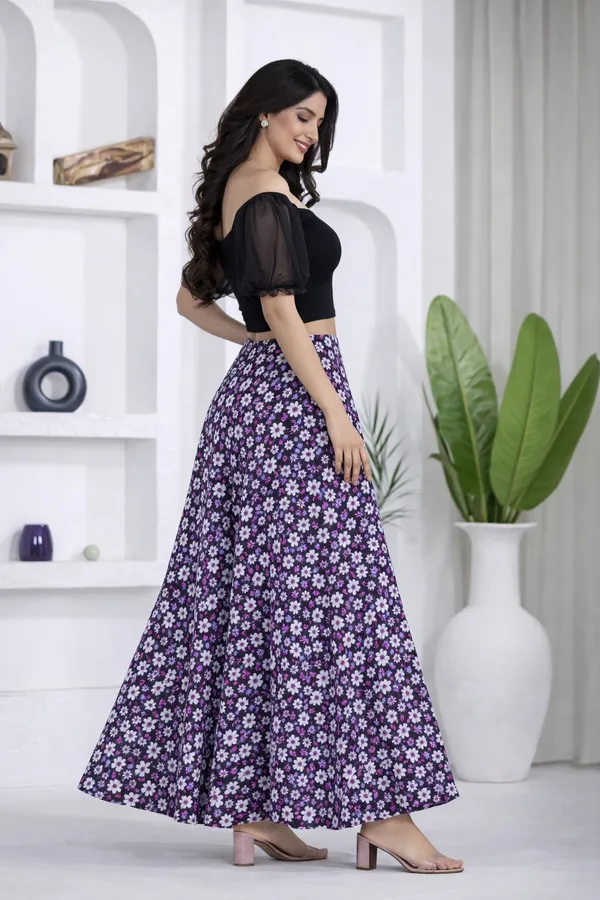 Purple_Viscose_Lycra_Floral_Print_A-Line_Maxi_Skirt_For_Women