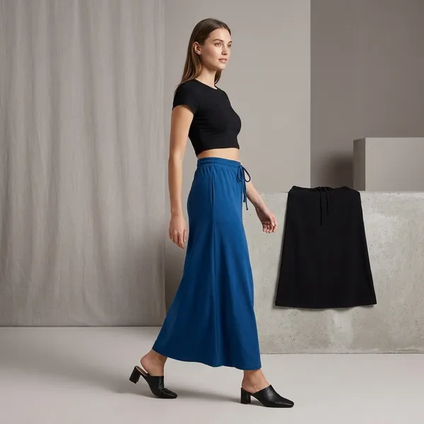 Multicolor_Cotton_Lycra_Drawstring_Maxi_Skirt_Pack_Of_2_For_Women