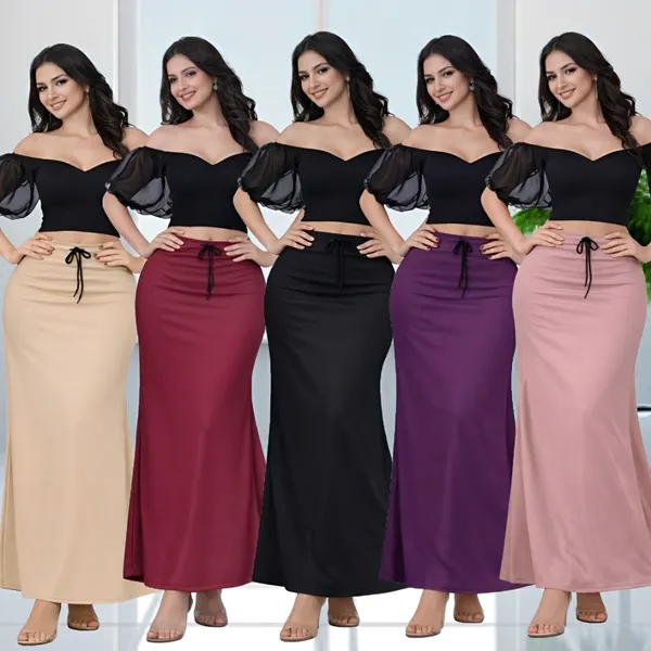 Multicolor_Cotton_Lycra_Off_Shoulder_Ruffle_Sleeve_Crop_Top_Pack_Of_5_For_Women