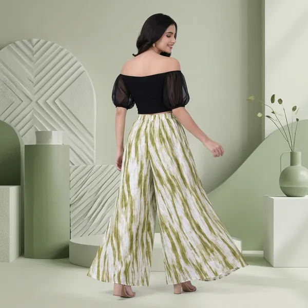 Green_Viscose_Lycra_Striped_High_Waist_Wide_Leg_Palazzo_Pants_For_Women