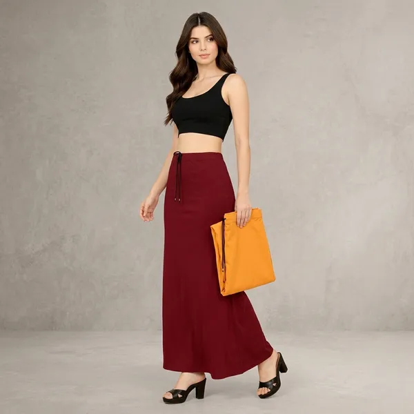 Multicolor_Cotton_Lycra_Drawstring_Long_Maxi_Skirt_Combo_For_Women