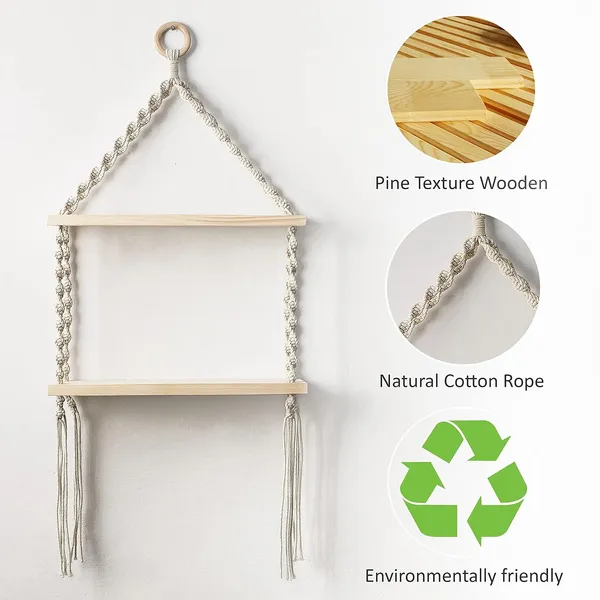 Premium_Macrame_Wall_Hanging_Shelf_Bohemian_Designs_Home_Decor_Pine_Wooden_Shelves