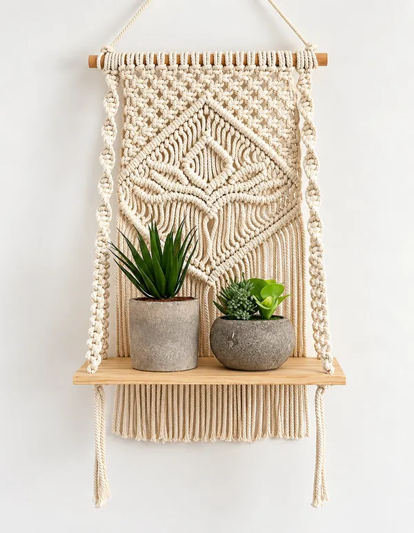 Mom's_Rope_Indoor_Macrame_Wooden_Shelf_Hanger