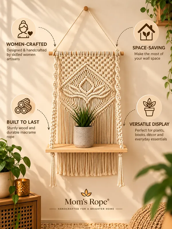 Mom's_Rope_Indoor_Macrame_Wooden_Shelf_Hanger