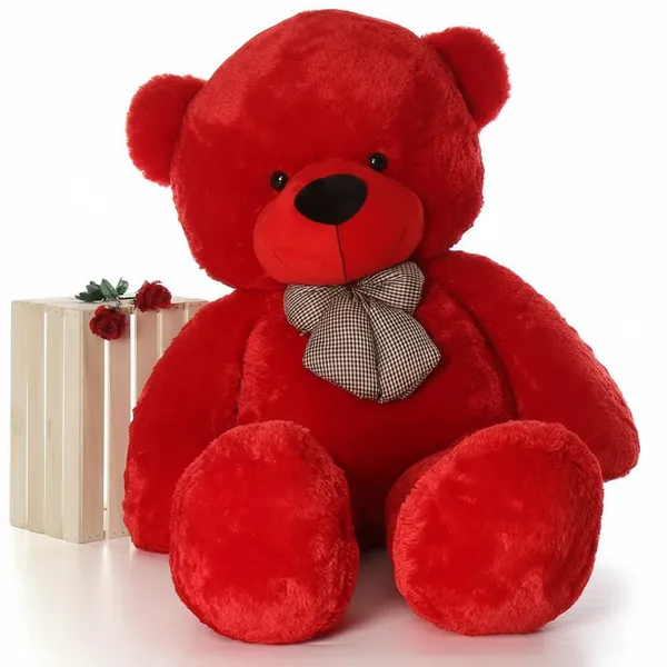 Best4U_Toys_4_Feet_Red_Premium_Soft_Teddy_Bear_–_Perfectly_Cuddly,_Huggable_&_Ideal_Gift!_-_120_Cm_(Red)