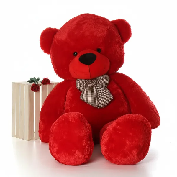 Best4U_Toys_4_Feet_Red_Premium_Soft_Teddy_Bear_–_Perfectly_Cuddly,_Huggable_&_Ideal_Gift!_-_120_Cm_(Red)