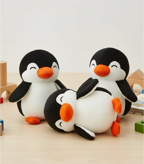 Best4U_Toys_Black_Penguin_Soft_Toy_Loveable_&_Hugable_Small_Size_18Cm_-_18_Cm_(Black)_-_Pack_Of_2