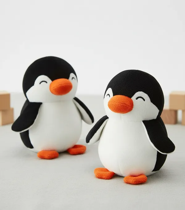 Best4U_Toys_Black_Penguin_Soft_Toy_–_Cute_25Cm_Plush_Stuffed_Animal_For_Kids,Birthday_&_Gift_-_25_Cm_(Black)_-_Pack_Of_2