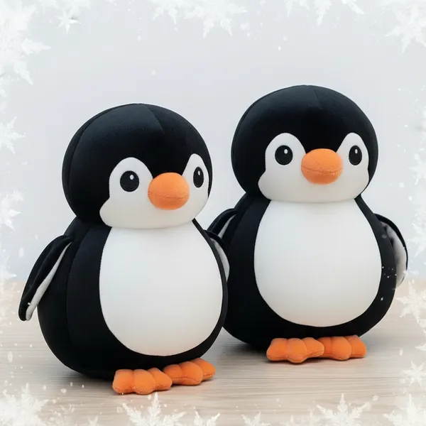 Best4U_Toys_Penguin,_Plush/Soft_Toy_For_Boys_Gift_(Black,_22_Cm)_-_18_Cm_(Black)_-_Pack_Of_2