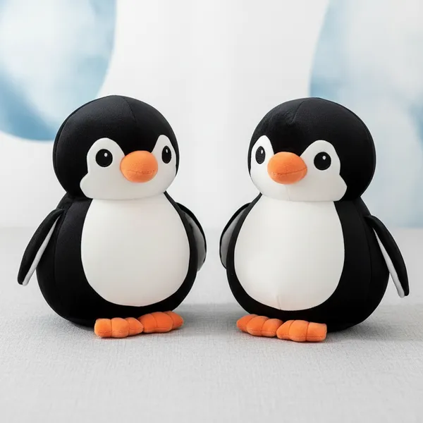 Best4U_Toys_Penguin,_Plush/Soft_Toy_For_Boys_Gift_(Black,_22_Cm)_-_18_Cm_(Black)_-_Pack_Of_2