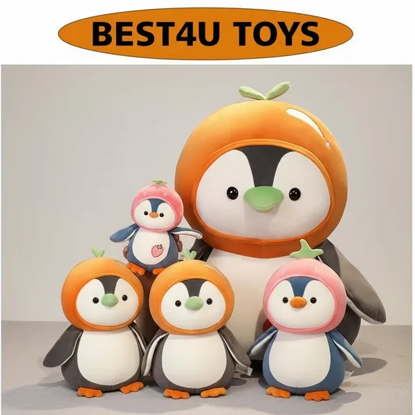 Best4U_Toys_Penguin_And_Unicorn_Combo_Soft_Toy_Loveable_Teddy_Bear_Gift_For_Girls_(4Pcs)_-_18_Cm_(Multicolor)