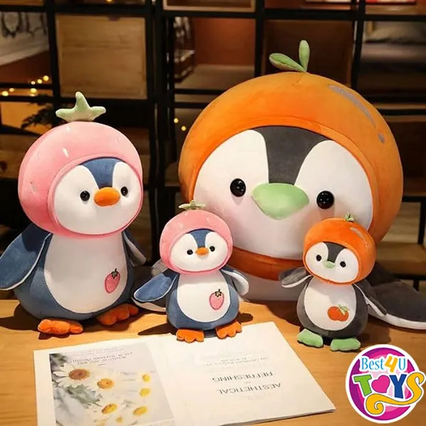 Best4U_Toys_Fruit_Penguin_Plush_Toys_Soft_Cuddly_Perfect_For_Kids_And_Girls_Random_Color_-_25_Cm_(Random_Color)