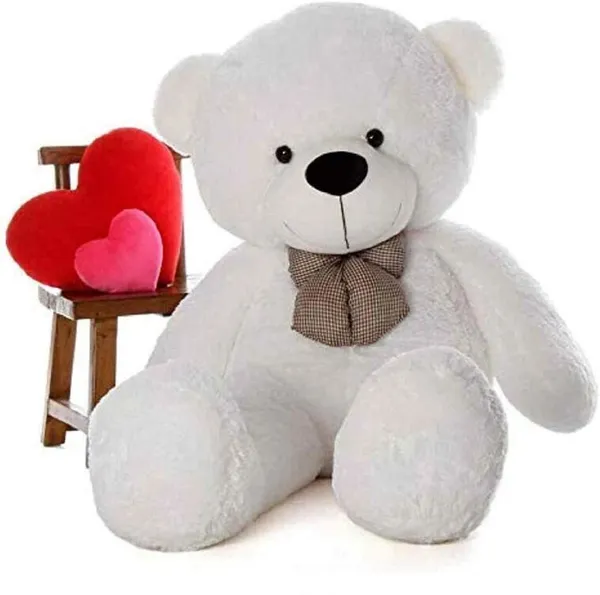 Best4U_Toys_2_Feet_White_Premium_Soft_Teddy_Bear,Perfectly_Teddy,_Huggable,_Ideal_Gift!_-_60_Cm_(White)