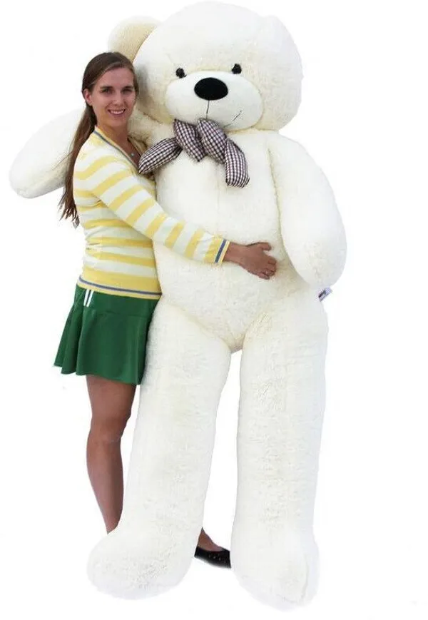 Best4U_Toys_2_Feet_White_Premium_Soft_Teddy_Bear,Perfectly_Teddy,_Huggable,_Ideal_Gift!_-_60_Cm_(White)