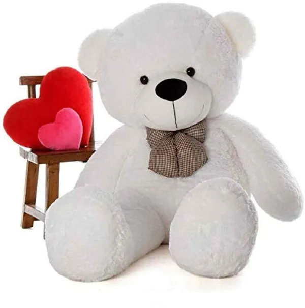 Best4U_Toys_3_Feet_White_Premium_Soft_Teddy_Bear,Perfectly_Teddy,Huggable_&_Ideal_Gift!_-_90_Cm_(White)
