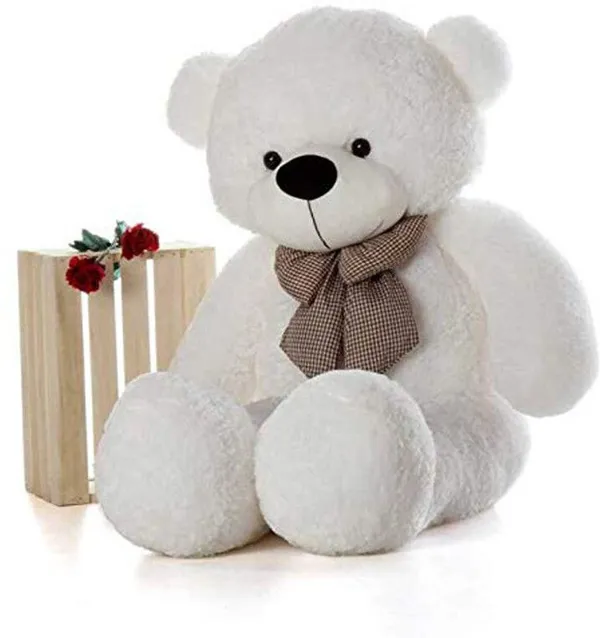 Best4U_Toys_3_Feet_White_Premium_Soft_Teddy_Bear,Perfectly_Teddy,Huggable_&_Ideal_Gift!_-_90_Cm_(White)