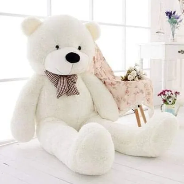 Best4U_Toys_3_Feet_White_Premium_Soft_Teddy_Bear,Perfectly_Teddy,Huggable_&_Ideal_Gift!_-_90_Cm_(White)