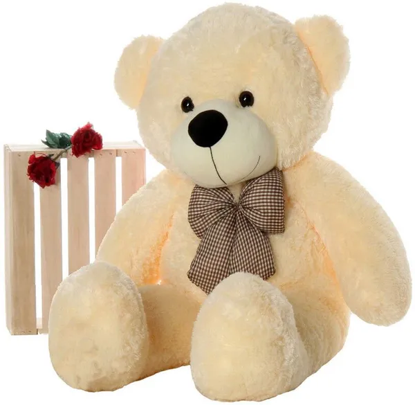 Best4U_Toys_3_Feet_Cream_Premium_Soft_Teddy_Bear_–_Perfectly_Cuddly,_Huggable_&_Ideal_Gift!_-_90_Cm_(Cream)