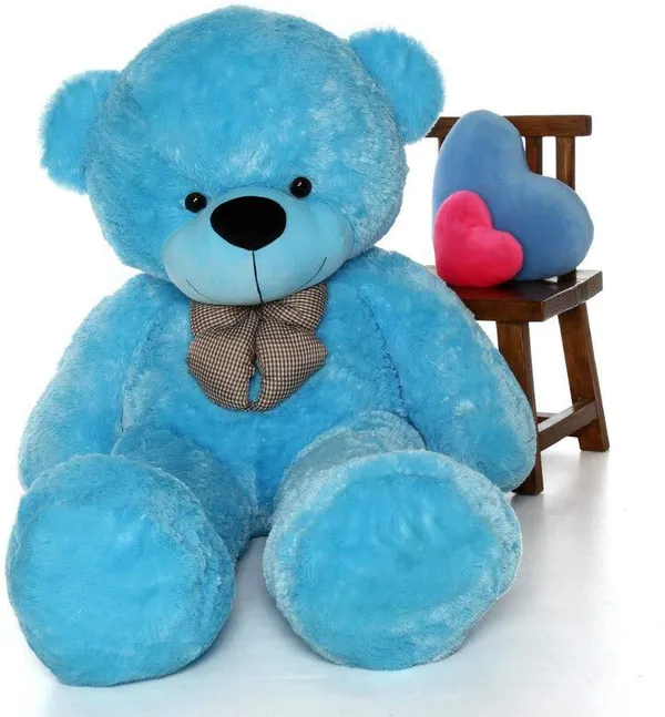 Best4U_Toys_5_Feet_Blue_Premium_Soft_Teddy_Bear_–_Perfectly_Cuddly,_Huggable_&_Ideal_Gift!_-_156_Cm_(Blue)