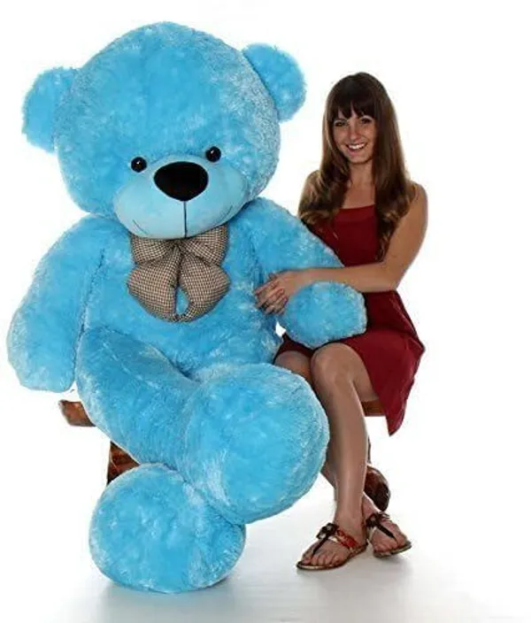 Best4U_Toys_5_Feet_Blue_Premium_Soft_Teddy_Bear_–_Perfectly_Cuddly,_Huggable_&_Ideal_Gift!_-_156_Cm_(Blue)