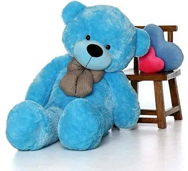 Best4U_Toys_5_Feet_Blue_Premium_Soft_Teddy_Bear_–_Perfectly_Cuddly,_Huggable_&_Ideal_Gift!_-_156_Cm_(Blue)