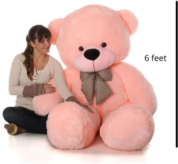 Best4U_Toys_6_Feet_Pink_Premium_Soft_Teddy_Bear_–_Perfectly_Cuddly,_Huggable_&_Ideal_Gift!_-_180_Cm_(Pink)