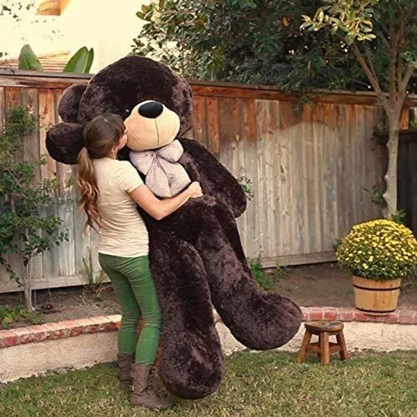 Best4U_Toys_4_Feet_Chocolate_Soft_Teddy_Bear_–_Perfectly_Cuddly,_Huggable_&_Ideal_Gift!_-_120_Cm_(Chocolate)