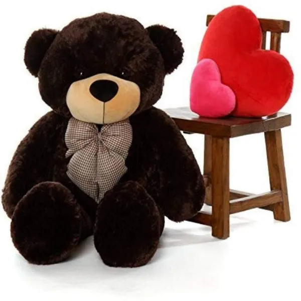 Best4U_Toys_3_Feet_Chocolate_Soft_Teddy_Bear_–_Perfectly_Cuddly,_Huggable_&_Ideal_Gift!_-_90_Cm_(Chocolate)