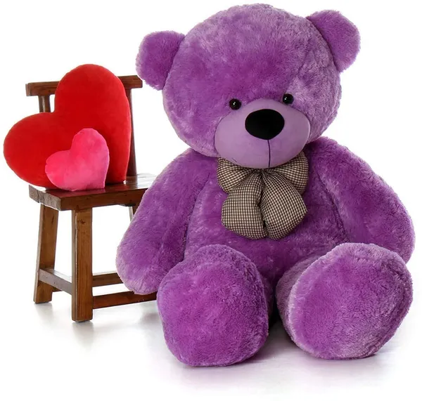 Best4U_Toys_3_Feet_Purple_Premium_Soft_Teddy_Bear_–_Perfectly_Cuddly,Huggable_&_Ideal_Gift!_-_90_Cm_(Purple)