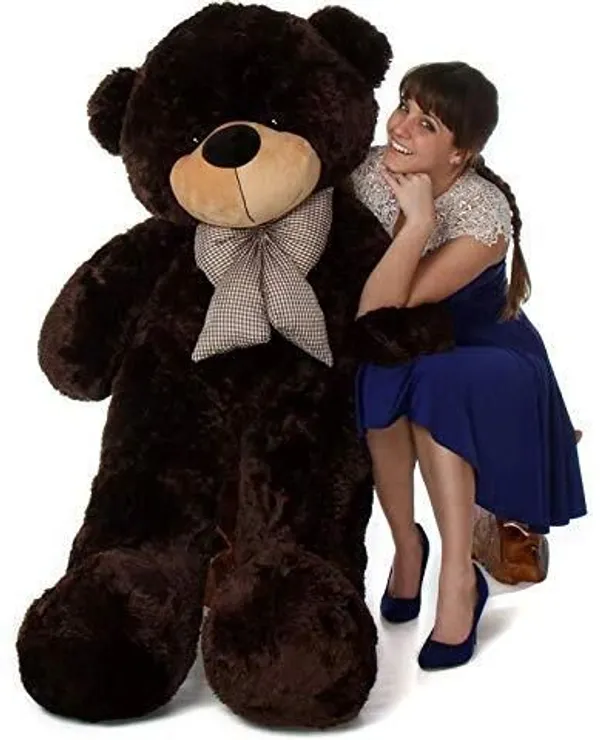 Best4U_Toys_2_Feet_Chocolate_Soft_Teddy_Bear_–_Perfectly_Cuddly,_Huggable_&_Ideal_Gift!_-_60_Cm_(Chocolate)
