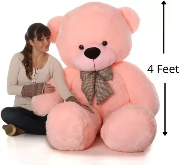 Best4U_Toys_4_Feet_Pink_Premium_Soft_Teddy_Bear_–_Perfectly_Cuddly,_Huggable_&_Ideal_Gift!_-_120_Cm_(Pink)