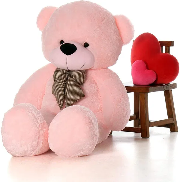 Best4U_Toys_4_Feet_Pink_Premium_Soft_Teddy_Bear_–_Perfectly_Cuddly,_Huggable_&_Ideal_Gift!_-_120_Cm_(Pink)