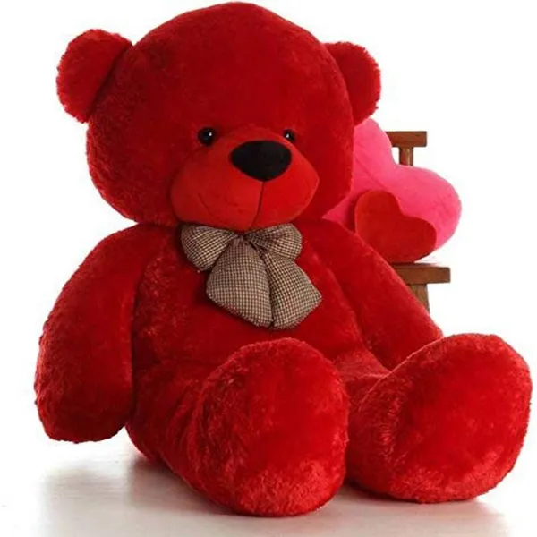 Best4U_Toys_6_Feet_Red_Premium_Soft_Teddy_Bear_–_Perfectly_Cuddly,_Huggable_&_Ideal_Gift!_-_180_Cm_(Red)