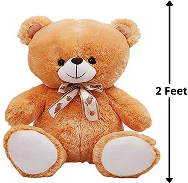 Best4U_Toys_Teddy_Bear_2_Feet_Brown_Soft_Toy_For_Girls_Valentine_Gift_60Cm_-_60_Cm_(Brown)