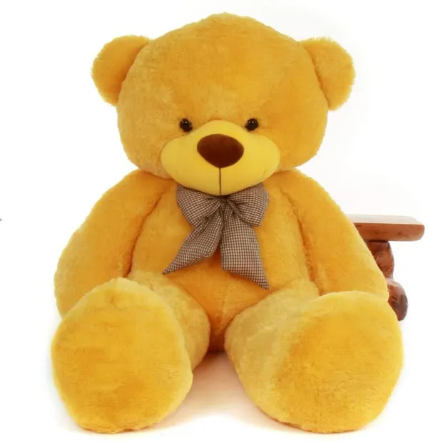 Best4U_Toys_Teddy_Bear_3_Feet_Yellow_Soft_Toy_For_Girls_Valentine_Gift_90Cm_-_90_Cm_(Yellow)