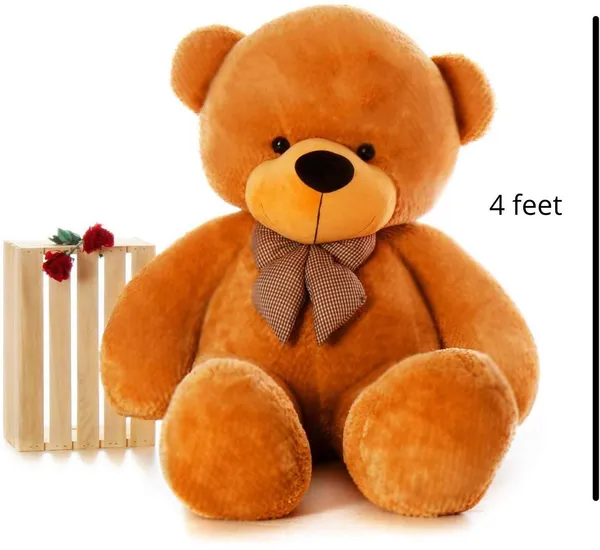 Best4U_Toys_Teddy_Bear_4_Feet_Brown_Soft_Toy_For_Girls_Valentine_Gift_120Cm_-_120_Cm_(Brown)