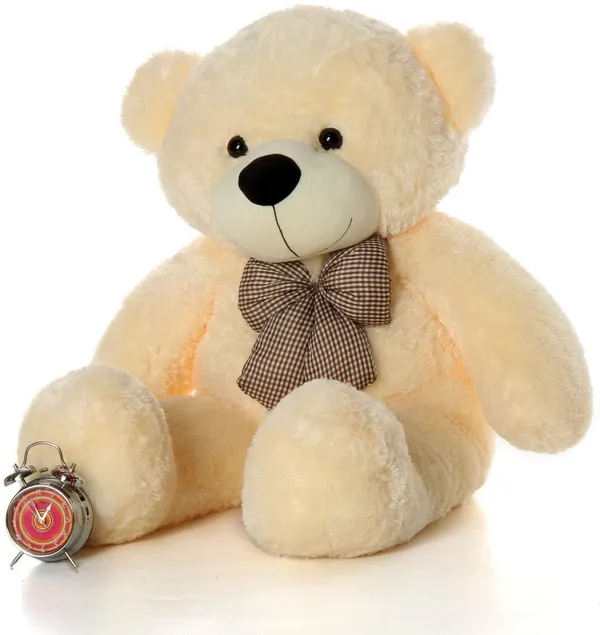 Best4U_Toys_Teddy_Bear_3_Feet_Cream_Soft_Toy_For_Girls_Valentine_Gift_90Cm_-_90_Cm_(Cream)