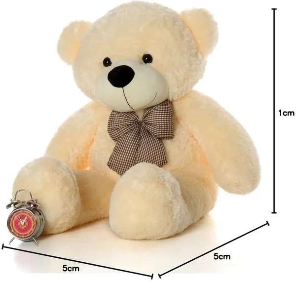 Best4U_Toys_Teddy_Bear_3_Feet_Cream_Soft_Toy_For_Girls_Valentine_Gift_90Cm_-_90_Cm_(Cream)