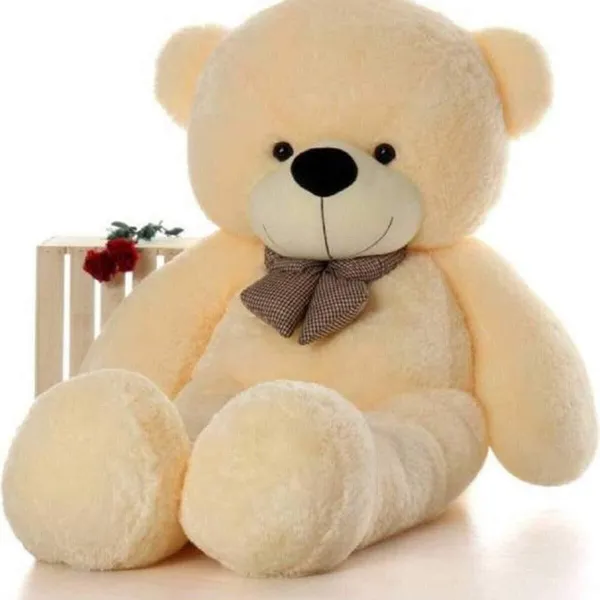 Best4U_Toys_Teddy_Bear_2_Feet_Cream_Soft_Toy_For_Girls_Valentine_Gift_60Cm_-_60_Cm_(Cream)
