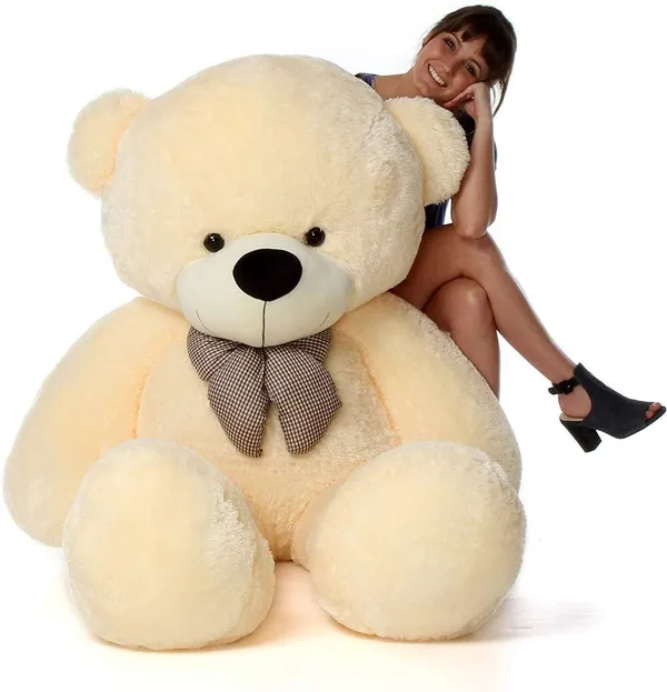 Best4U_Toys_Teddy_Bear_4_Feet_Cream_Soft_Toy_For_Girls_Valentine_Gift