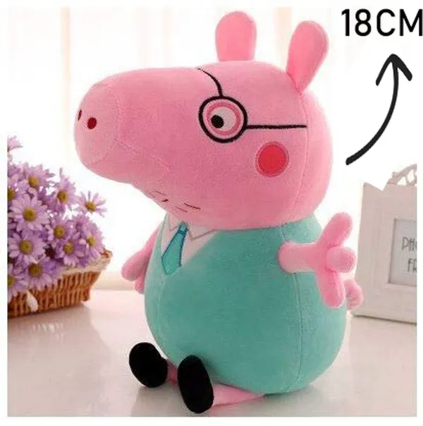 Best4U_Toys_Peppa_Pig_4_Pcs_Soft_Toy_Set_Peppa,_George,_Mummy_&_Daddy_Pig_Cute_Plush_For_Kid_-_18_Cm_(Multicolor)