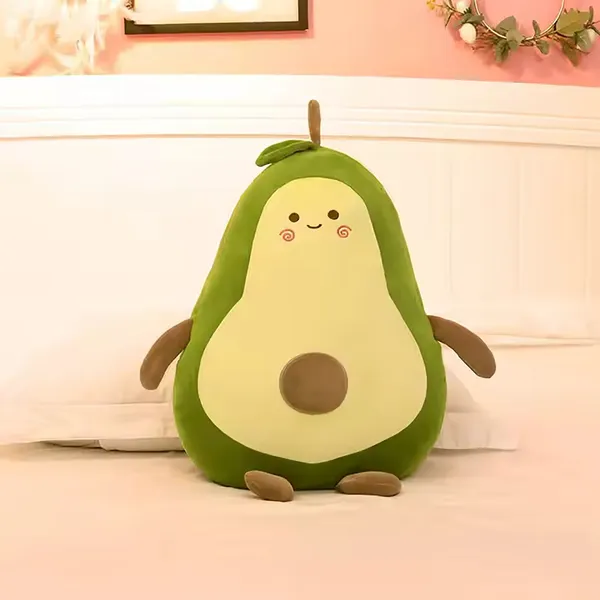 Best4U_Toys_Cute_Avocado_Soft_Toy_Plush_–_Huggable_Fruit_Stuffed_Toy_Pillow_For_Kids,_30_Cm_-_12_Inch_(Green)