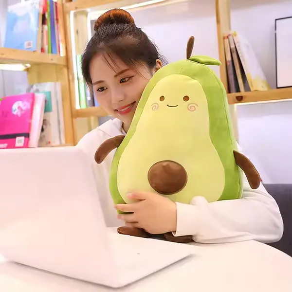 Best4U_Toys_Cute_Avocado_Soft_Toy_Plush_–_Huggable_Fruit_Stuffed_Toy_Pillow_For_Kids,_30_Cm_-_12_Inch_(Green)