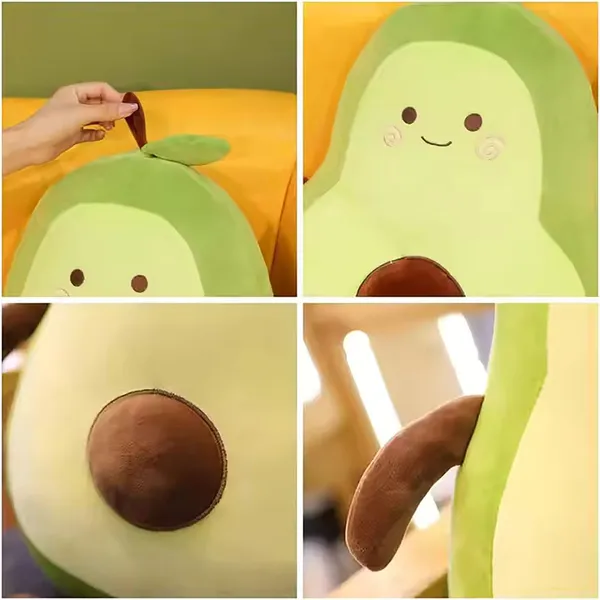 Best4U_Toys_Cute_Avocado_Soft_Toy_Plush_–_Huggable_Fruit_Stuffed_Toy_Pillow_For_Kids,_30_Cm_-_12_Inch_(Green)