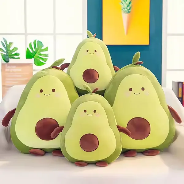 Best4U_Toys_Cute_Avocado_Soft_Toy_Plush_–_Huggable_Fruit_Stuffed_Toy_Pillow_For_Kids,_30_Cm_-_12_Inch_(Green)