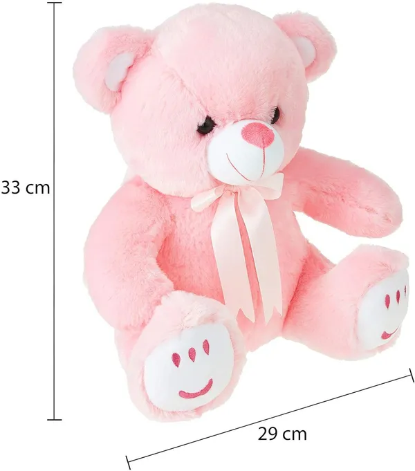 Best4U_Toys_Small_Pink_Teddy_Bear_Soft_Toy_30Cm_–_Cute_Plush_Gift_For_Kids_&_Love_-_30_Cm_(Pink)